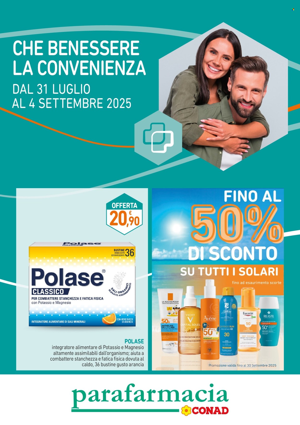 Volantino Conad - 31/7/2025 - 4/9/2025. Pagina 1