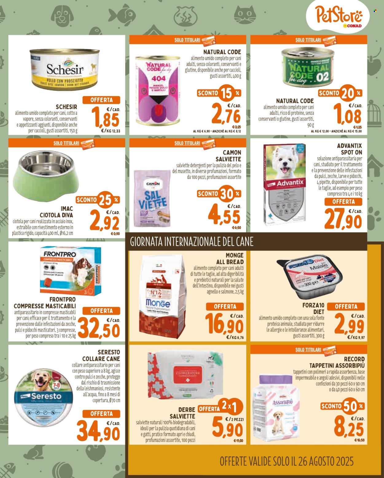 Volantino Pet Store Conad - 31/7/2025 - 10/9/2025. Pagina 3