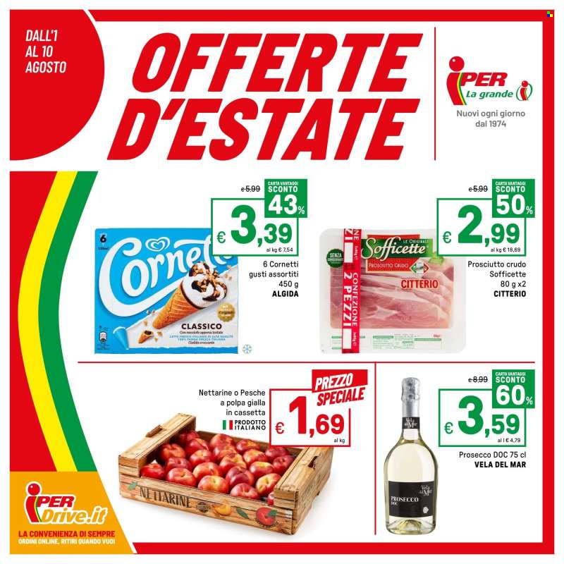 Volantino Iper, La grande i - 1/8/2025 - 10/8/2025.