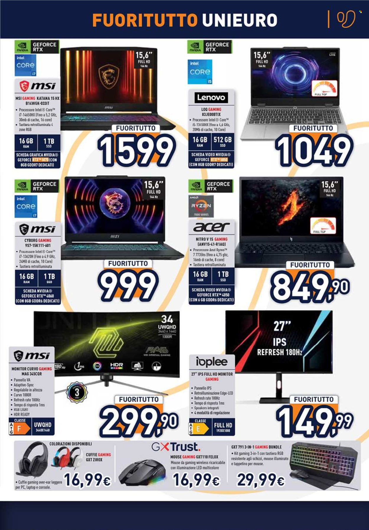 Volantino Unieuro - 1/8/2025 - 13/8/2025. Pagina 13