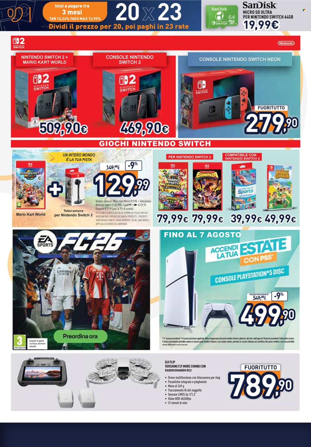Volantino Unieuro - 1/8/2025 - 13/8/2025. Pagina 14