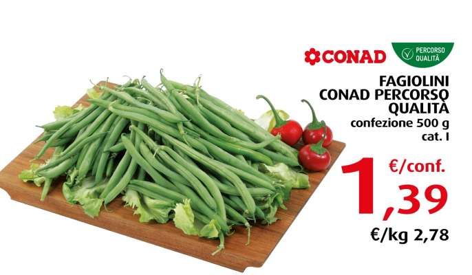 FAGIOLINI CONAD PERCORSO QUALITÀ