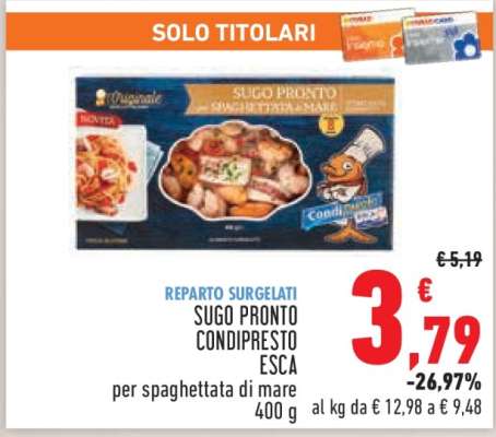 Sugo Pronto Condipresto Esca