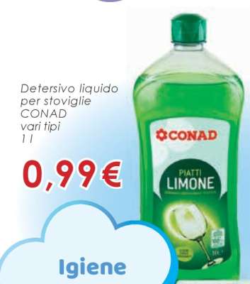 Detersivo liquido per stoviglie CONAD