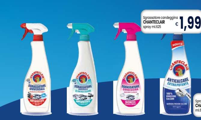 CHANTECLAIR Sgrassatore candeggina