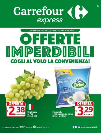 Volantino Carrefour - 31/7/2025 - 13/8/2025.
