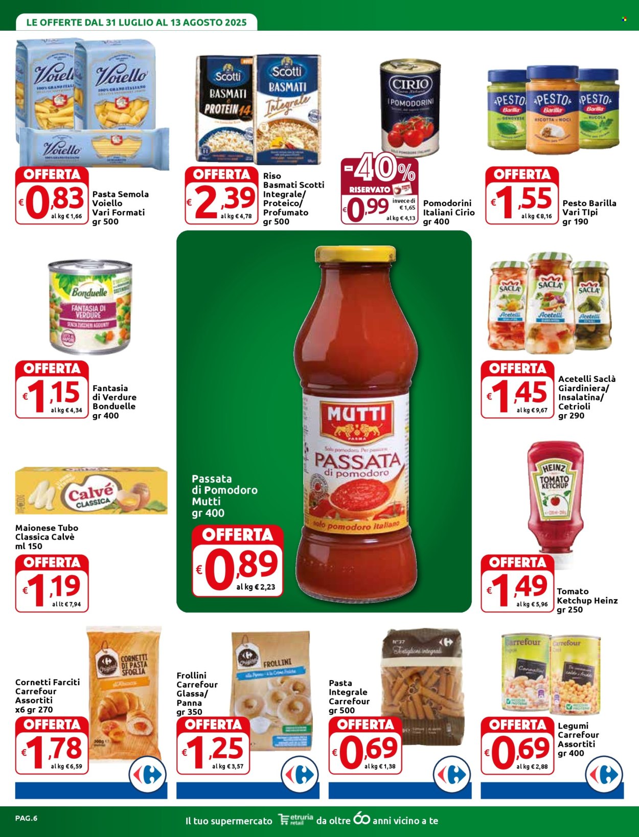 Volantino Carrefour - 31/7/2025 - 13/8/2025. Pagina 6