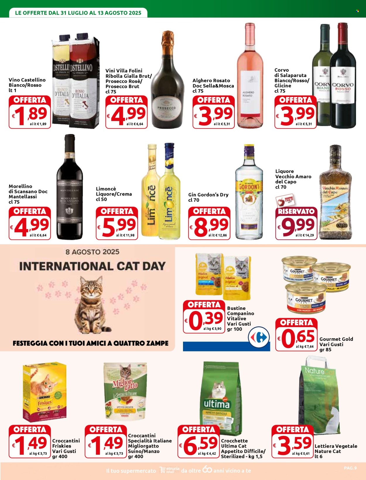 Volantino Carrefour - 31/7/2025 - 13/8/2025. Pagina 9
