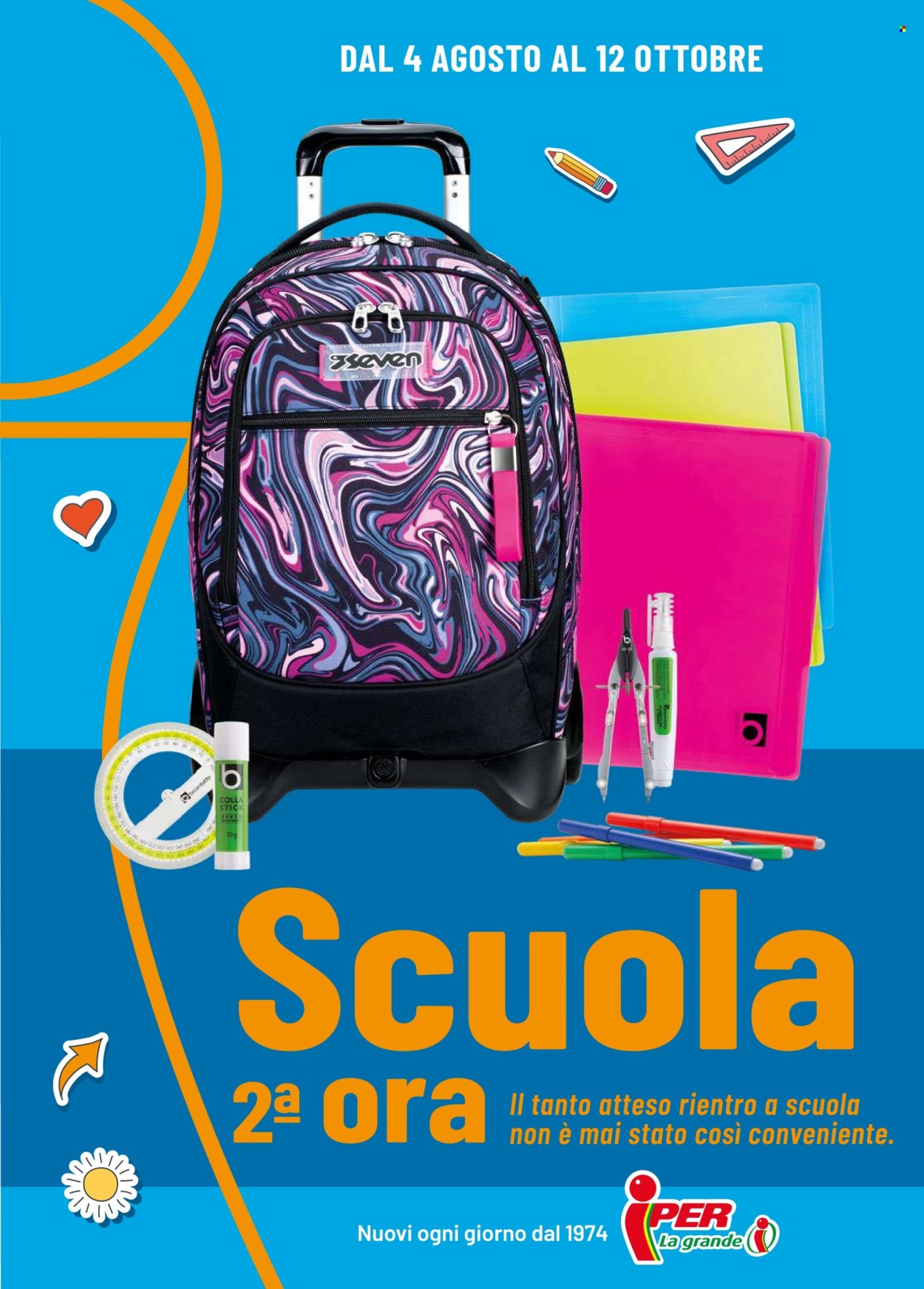 Volantino Iper, La grande i - 4/8/2025 - 12/10/2025. Pagina 1