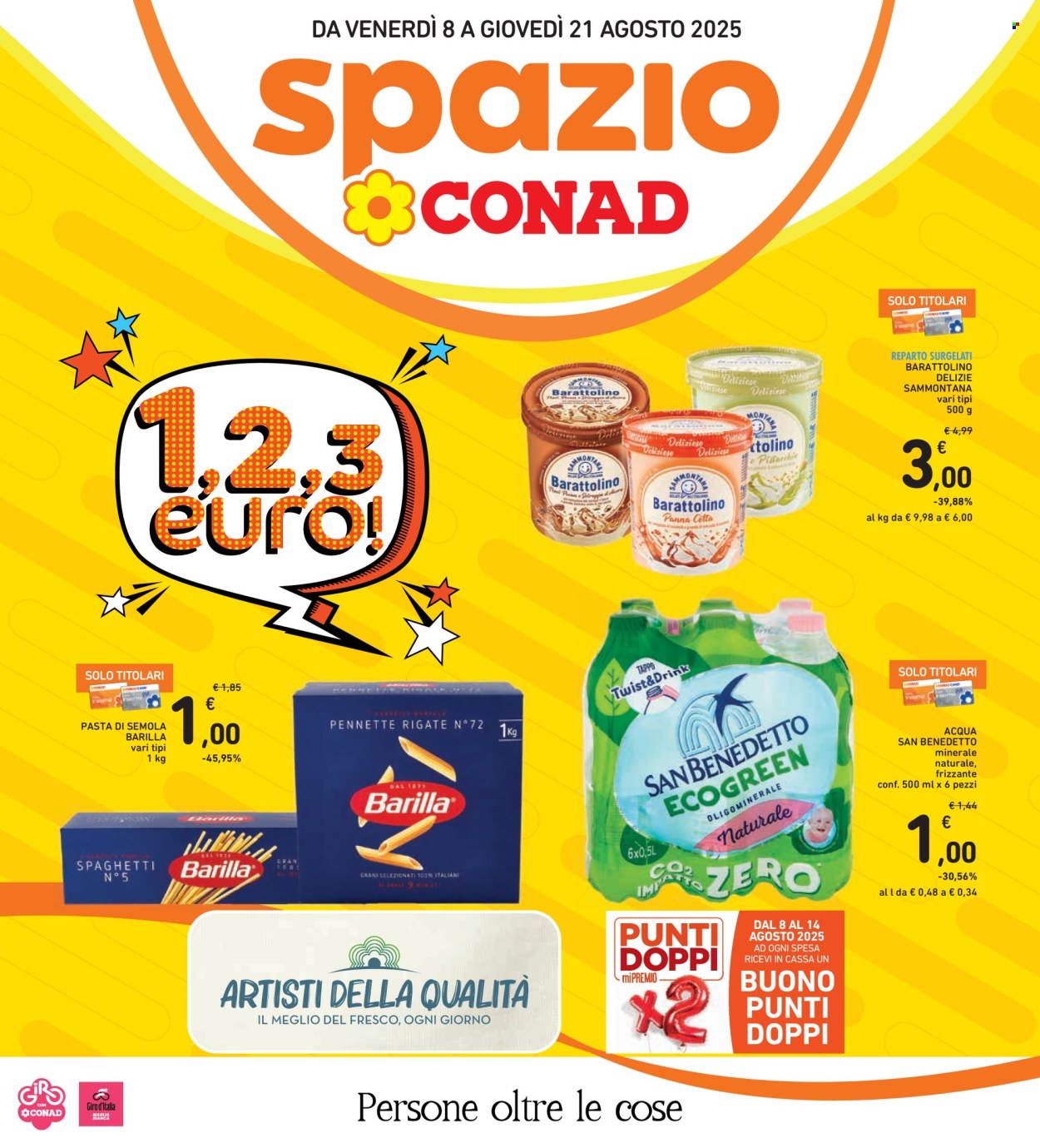 Volantino Spazio Conad - 8/8/2025 - 21/8/2025. Pagina 1
