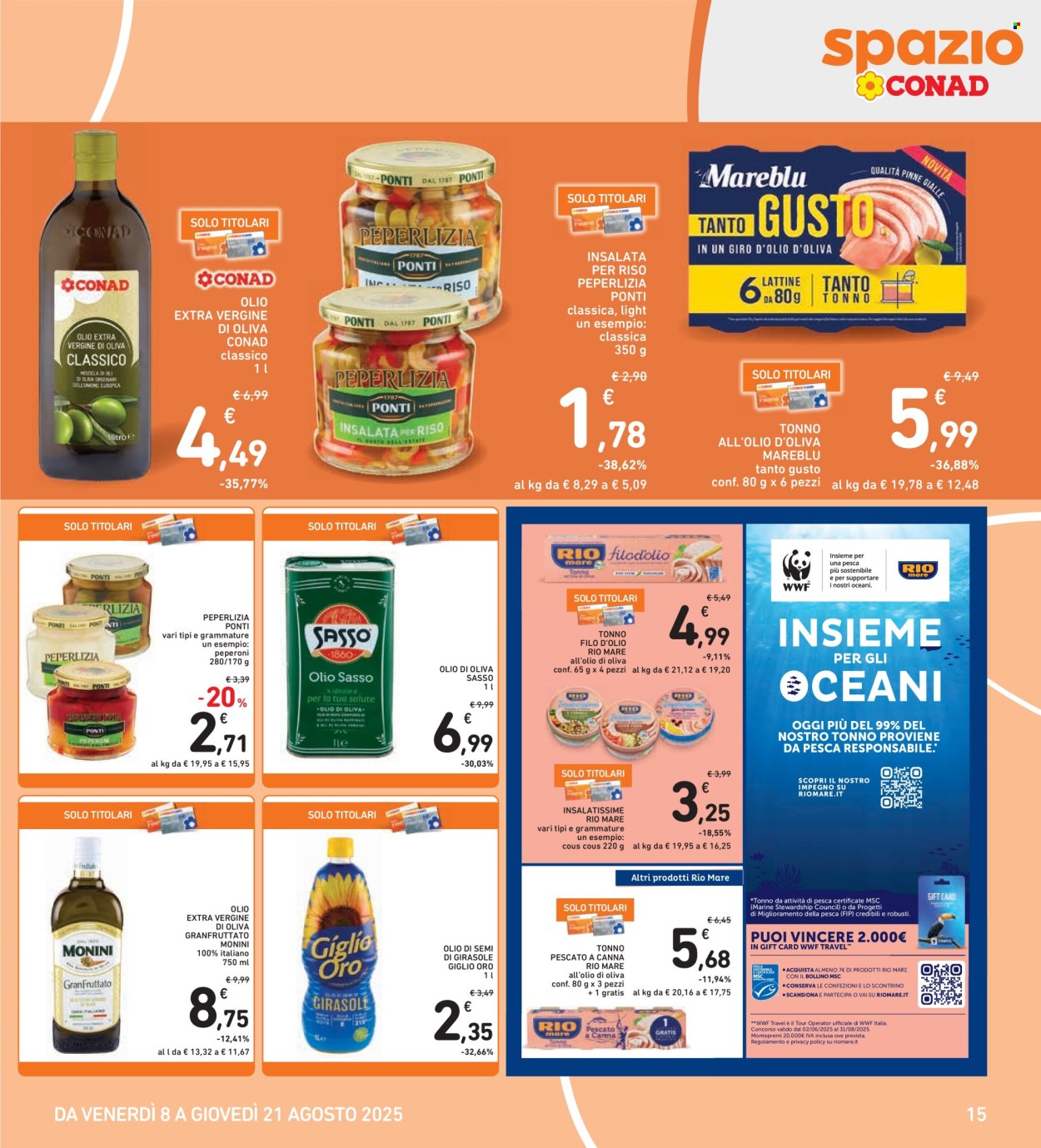Volantino Spazio Conad - 8/8/2025 - 21/8/2025. Pagina 15