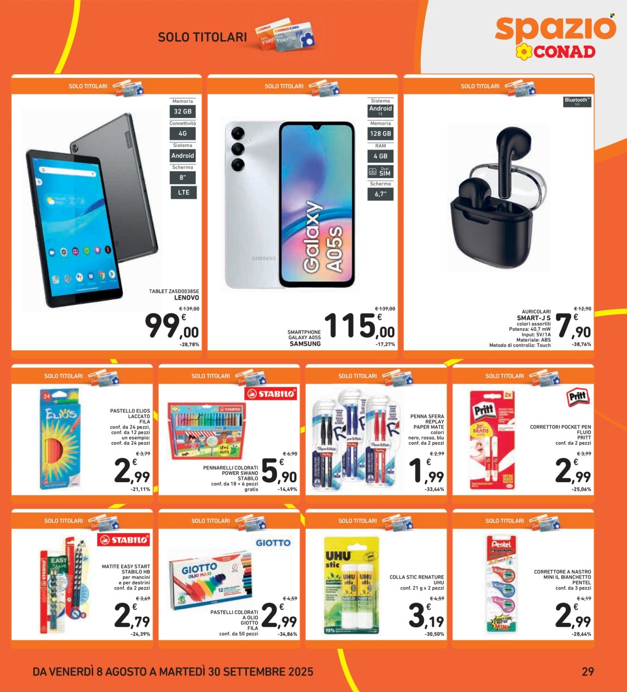 Volantino Spazio Conad - 8/8/2025 - 21/8/2025. Pagina 29
