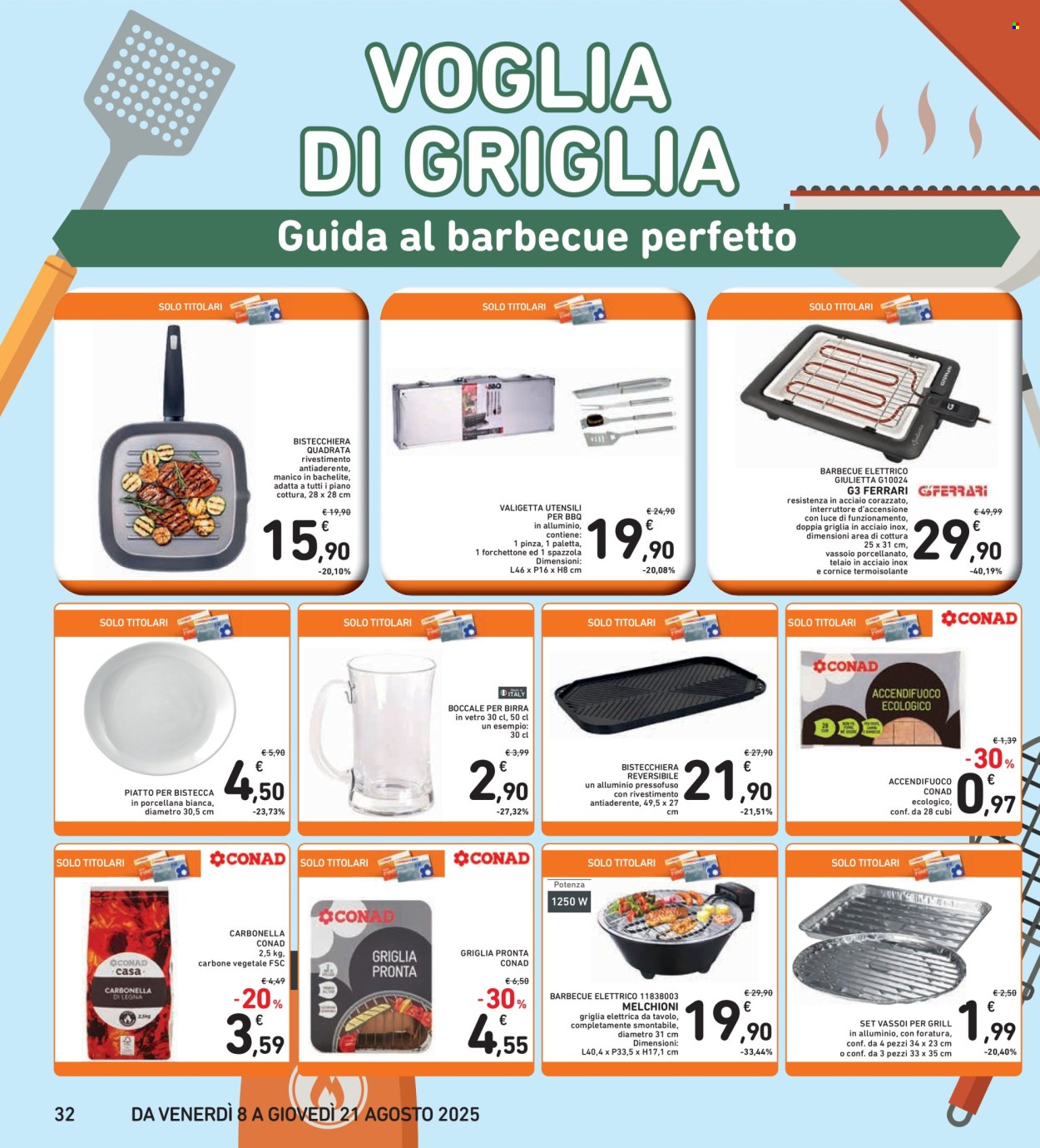 Volantino Spazio Conad - 8/8/2025 - 21/8/2025. Pagina 32