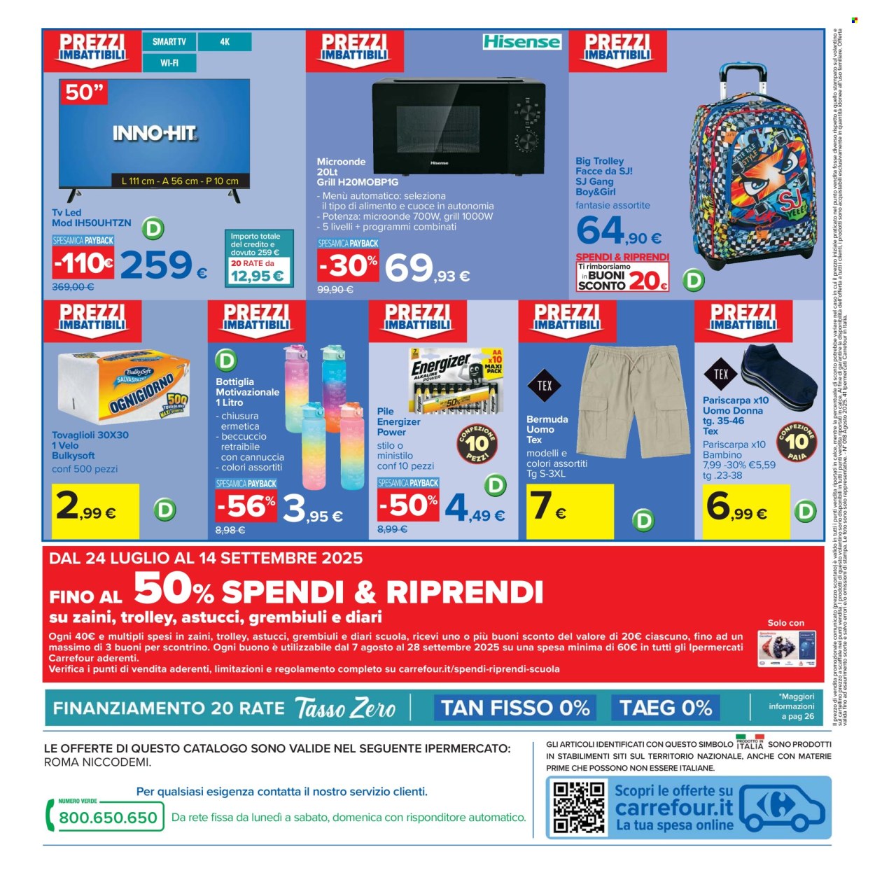 Volantino Carrefour - 7/8/2025 - 20/8/2025. Pagina 34