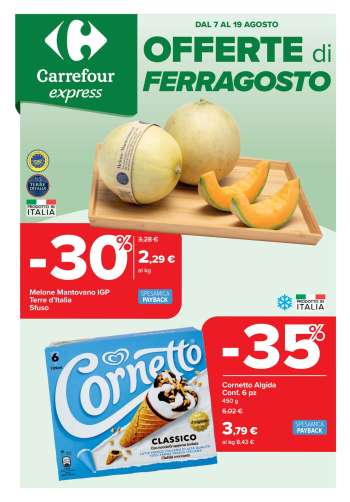 Volantino Carrefour - 7/8/2025 - 19/8/2025.