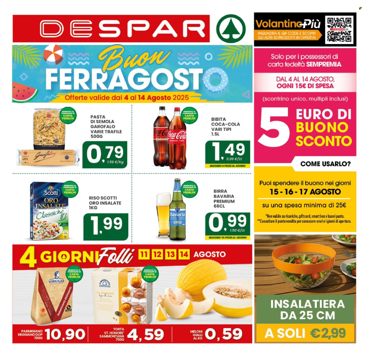 Volantino Despar - 4/8/2025 - 14/8/2025. Pagina 1