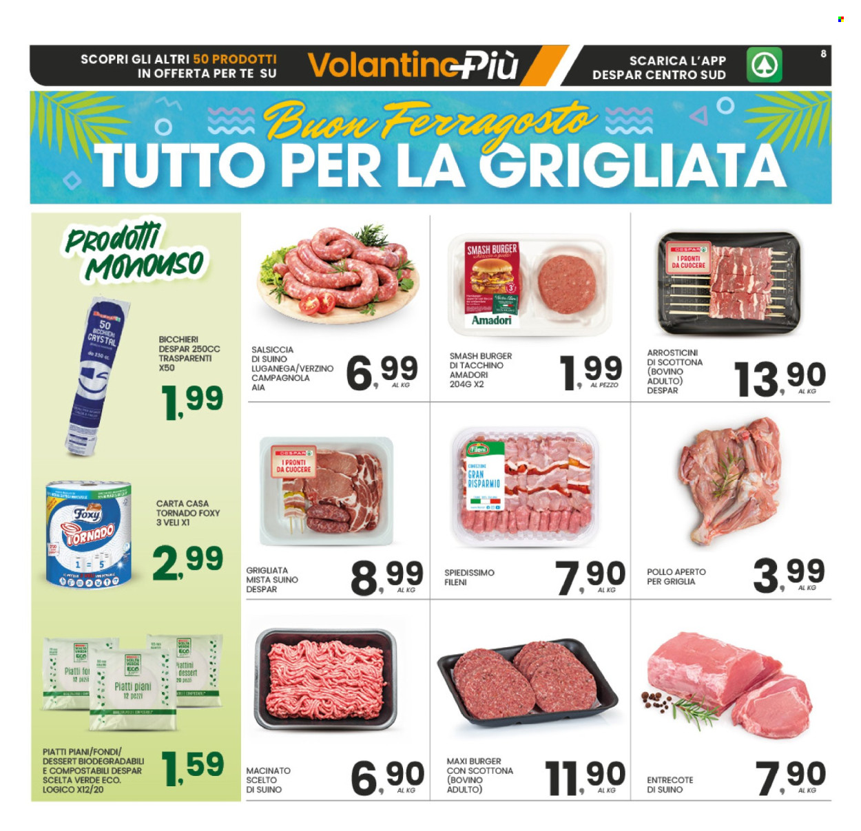 Volantino Despar - 4/8/2025 - 14/8/2025. Pagina 8