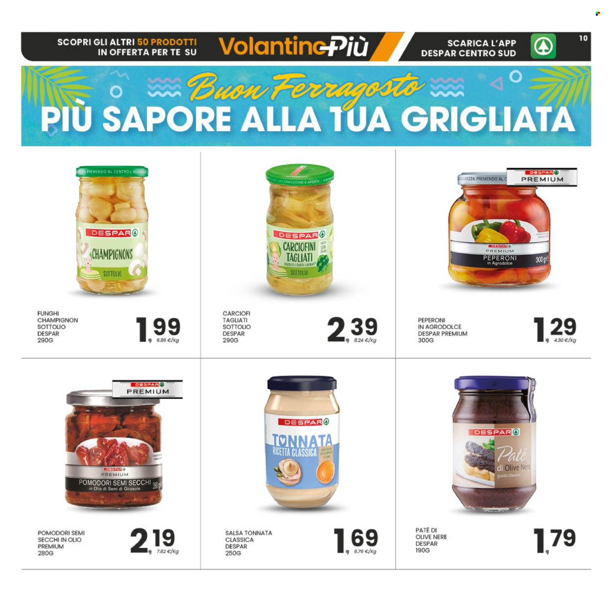 Volantino Despar - 4/8/2025 - 14/8/2025. Pagina 10