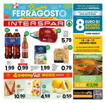 Volantino Interspar - 4/8/2025 - 14/8/2025.