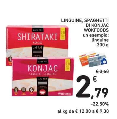 LINGUINE, SPAGHETTI DI KONJAC WOKFOODS