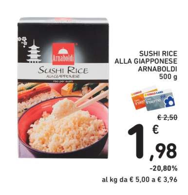 SUSHI RICE ALLA GIAPPONESE ARNABOLDI 500 g