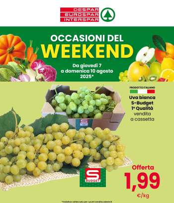 Volantino Interspar - 7/8/2025 - 10/8/2025.