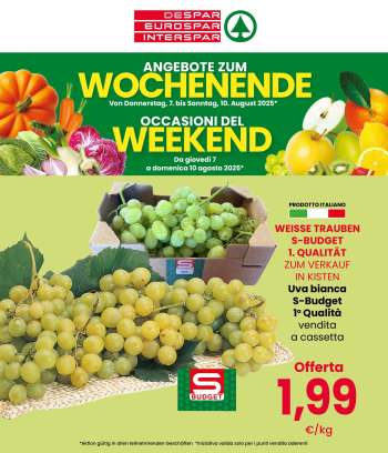 Volantino Interspar - 7/8/2025 - 10/8/2025.