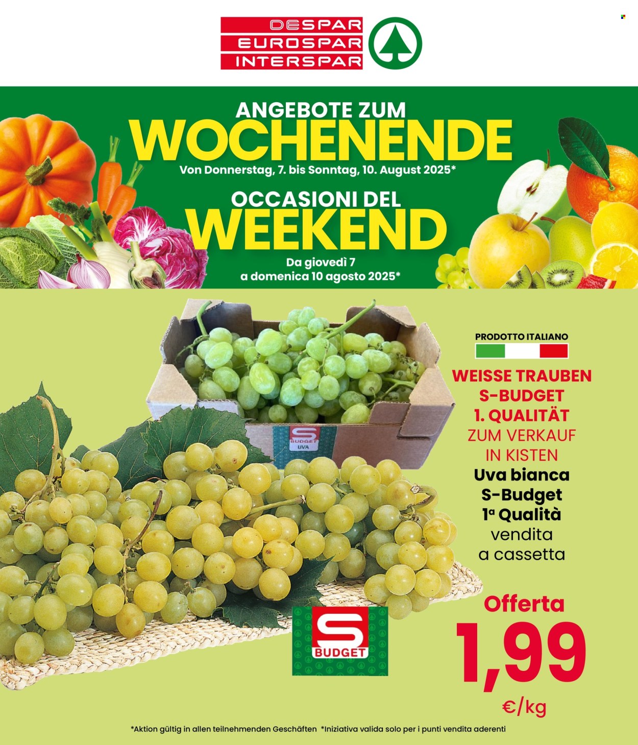 Volantino Despar - 7/8/2025 - 10/8/2025. Pagina 1