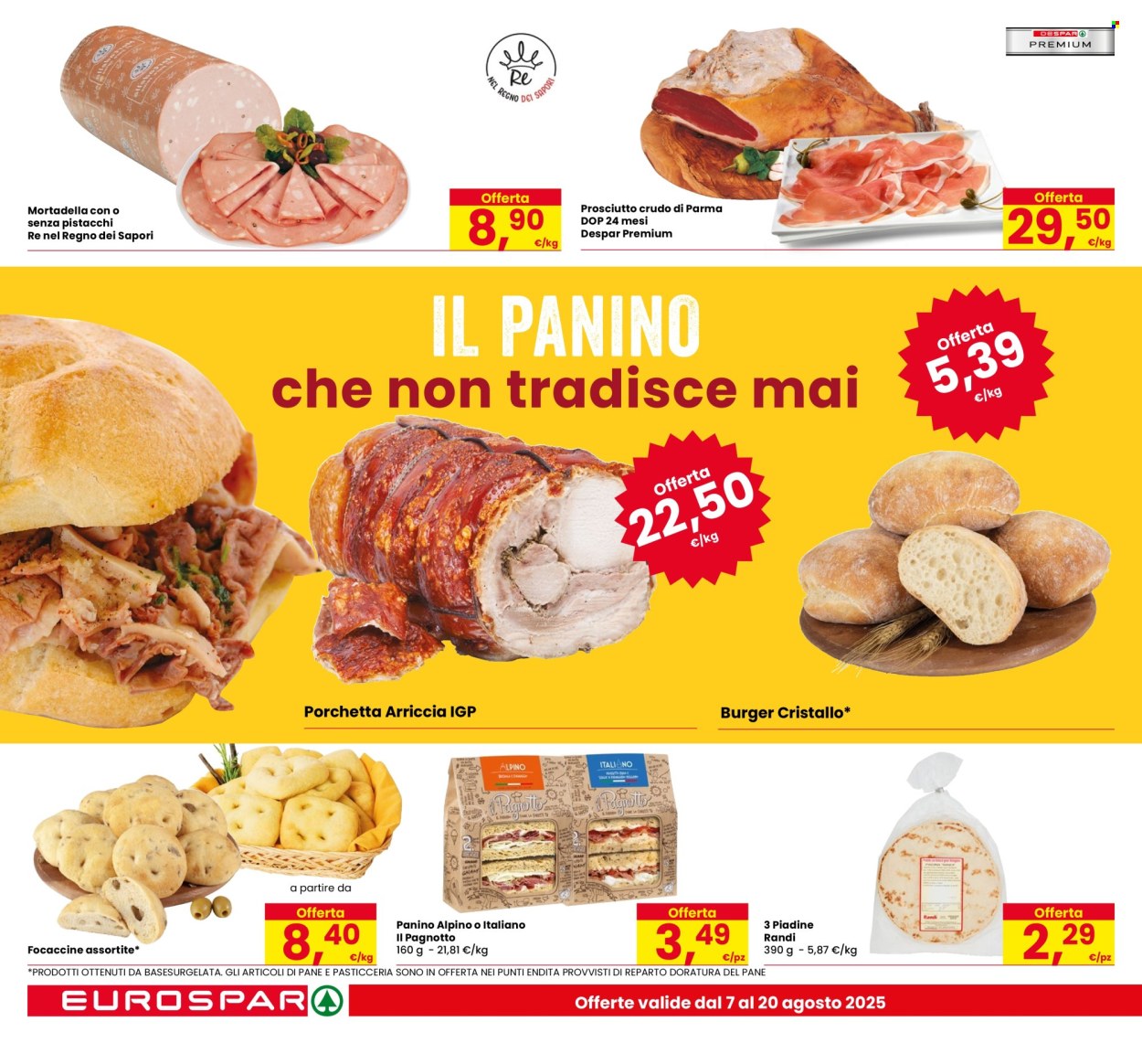Volantino Eurospar - 7/8/2025 - 20/8/2025. Pagina 8