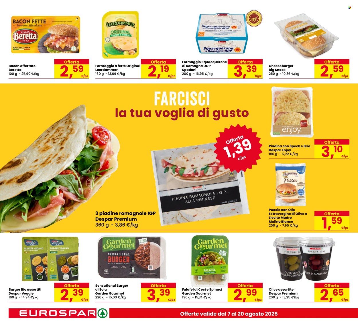 Volantino Eurospar - 7/8/2025 - 20/8/2025. Pagina 10