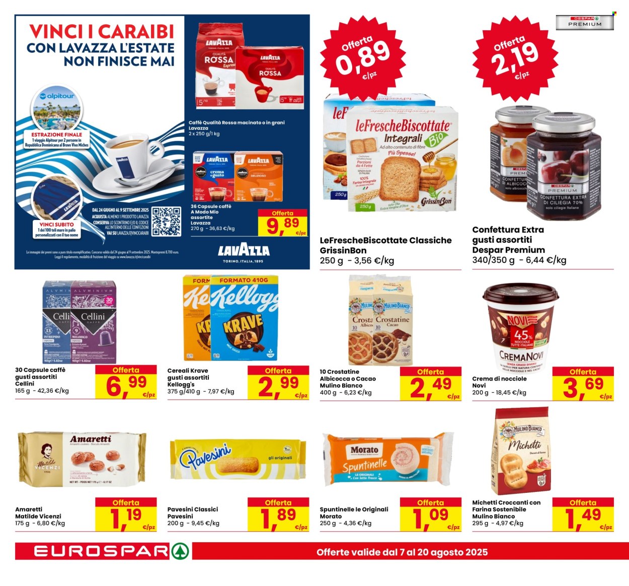 Volantino Eurospar - 7/8/2025 - 20/8/2025. Pagina 16