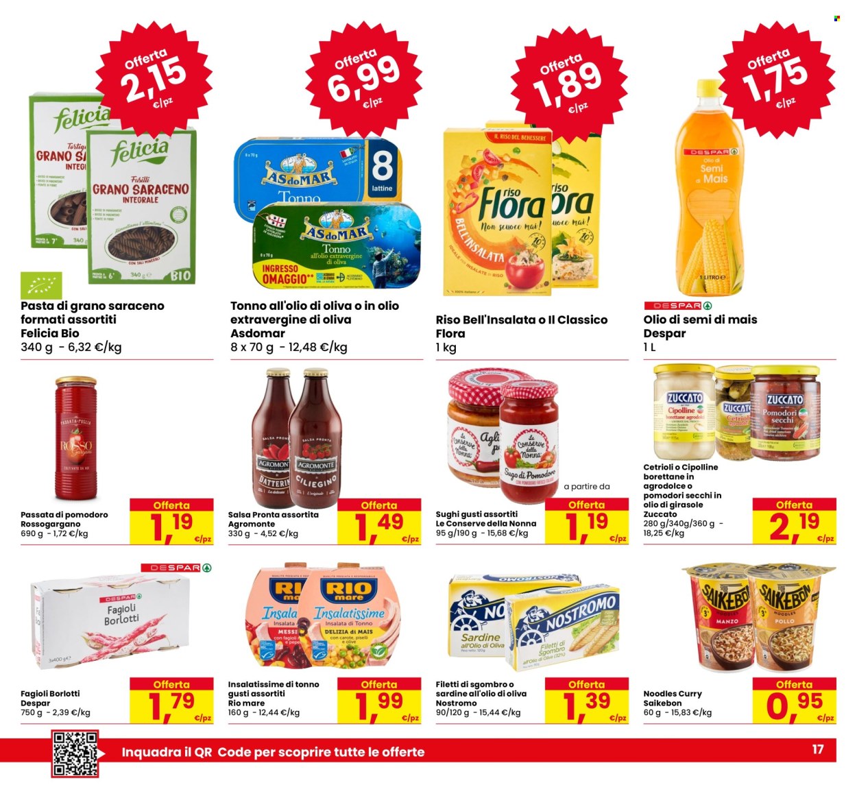 Volantino Eurospar - 7/8/2025 - 20/8/2025. Pagina 17