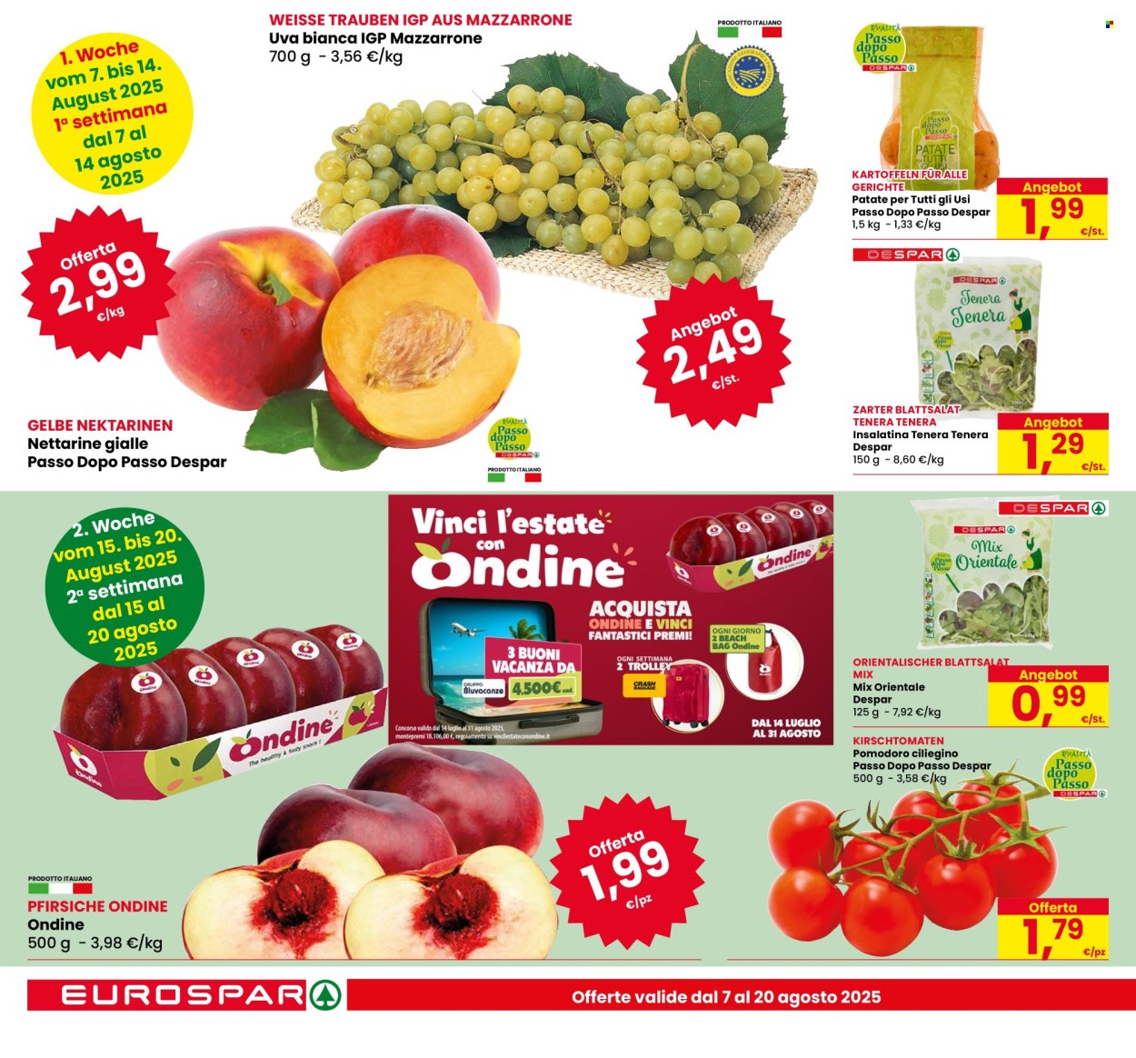 Volantino Eurospar - 7/8/2025 - 20/8/2025. Pagina 4