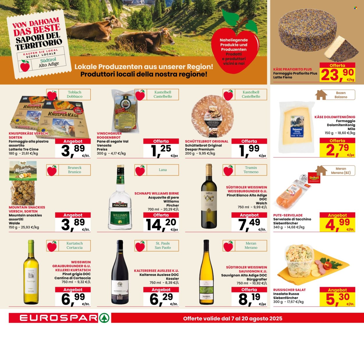 Volantino Eurospar - 7/8/2025 - 20/8/2025. Pagina 12