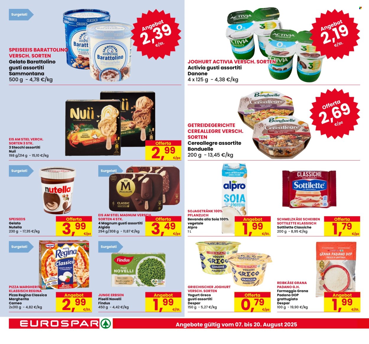 Volantino Eurospar - 7/8/2025 - 20/8/2025. Pagina 14