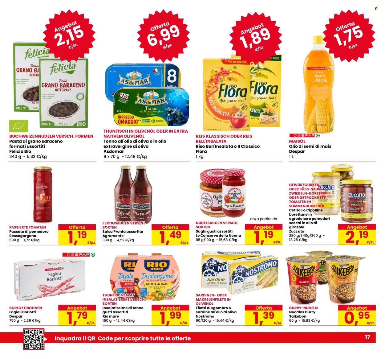 Volantino Eurospar - 7/8/2025 - 20/8/2025. Pagina 17