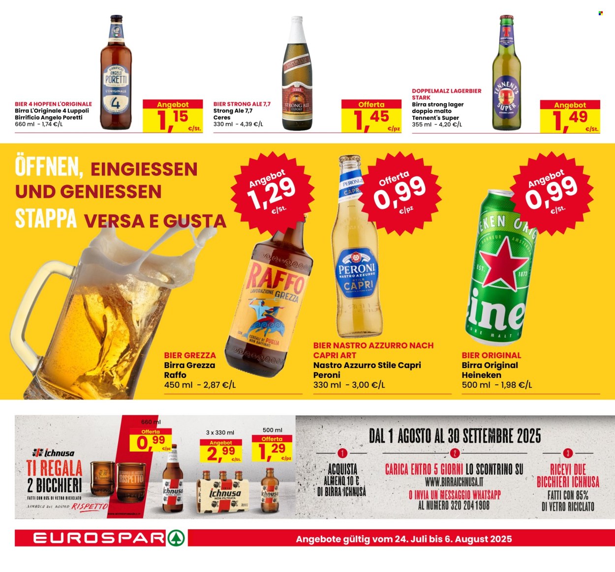 Volantino Eurospar - 7/8/2025 - 20/8/2025. Pagina 18