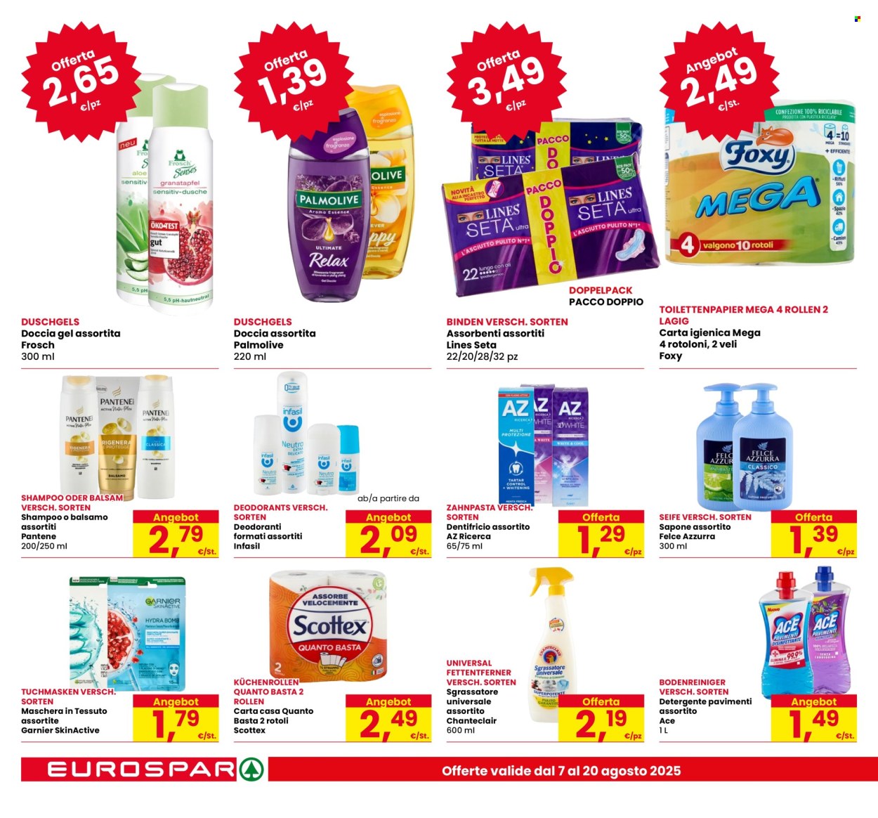 Volantino Eurospar - 7/8/2025 - 20/8/2025. Pagina 20