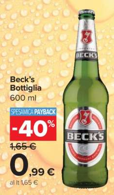 Beck’s Bottiglia