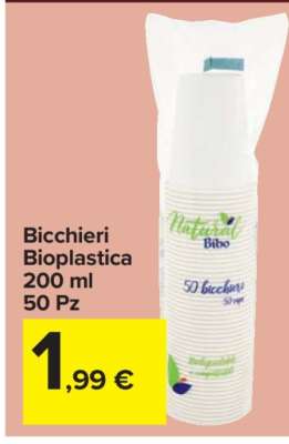 Bicchieri Bioplastica