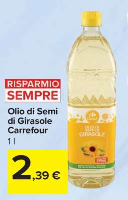 Olio di Semi di Girasole Carrefour