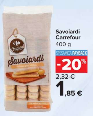 Savoiardi Carrefour