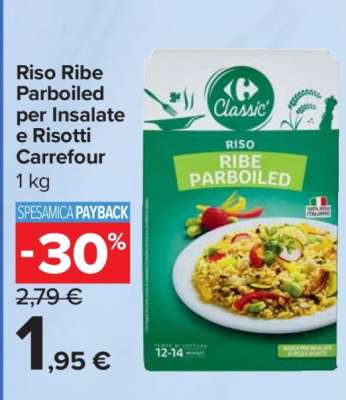 Riso Ribe Parboiled per Insalate e Risotti Carrefour