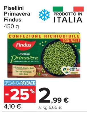 Pisellini Primavera Findus