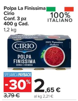 Polpa La Finissima Cirio