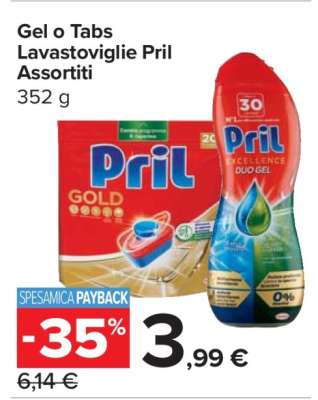 Gel o Tabs Lavastoviglie Pril Assortiti