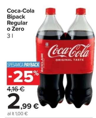 Coca Cola Bipack Regular o Zero