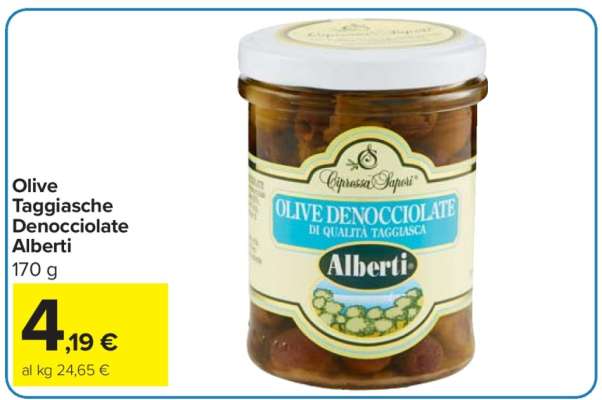 Olive Taggiasche Denocciolate Alberti