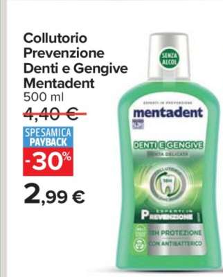 Collutorio Prevenzione Denti e Gengive Mentadent
