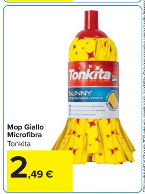 Mop Giallo Microfibra